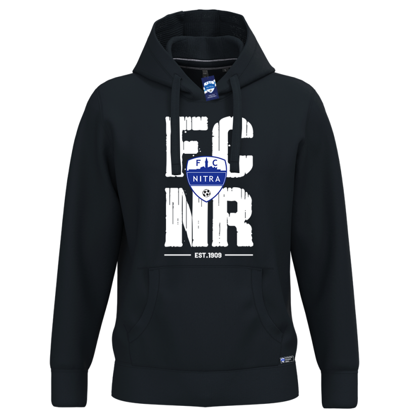 Hoodie FCNR cierna - Veľkosť: XXL