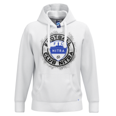 Hoodie white kruh